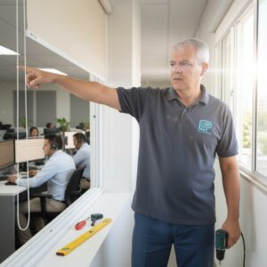 instalação de cortina no rolo no Grande ABC- Edu persianas-santo-andre-sp